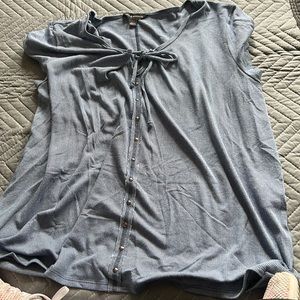 Rock and republic blue short sleeve xl